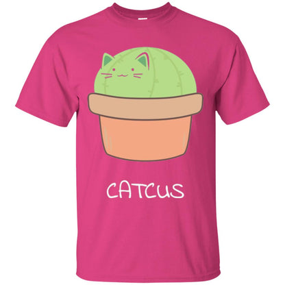 Cat Lovers T-shirt Catcus Heliconia