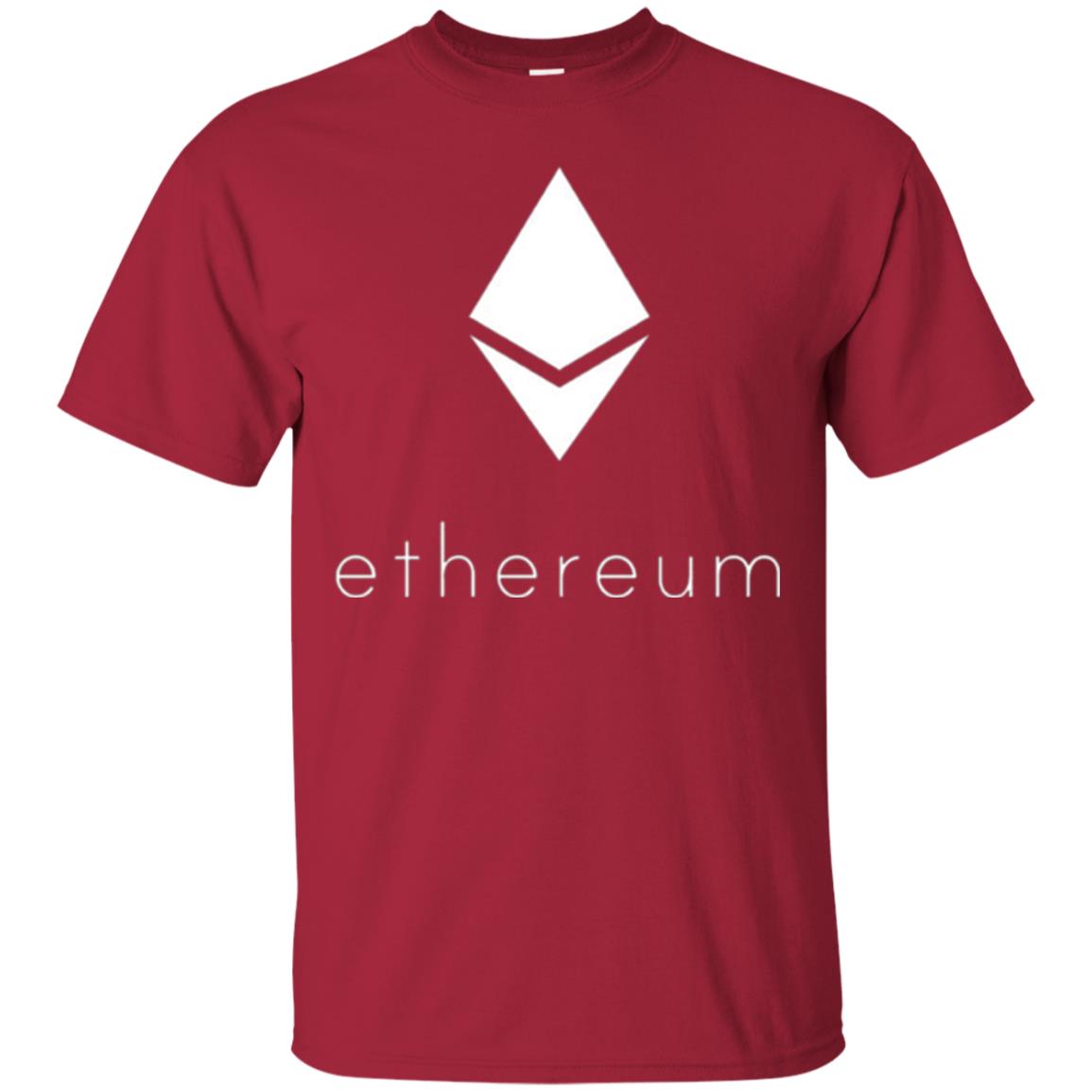 Official Ethereum Logo T-shirt Cardinal