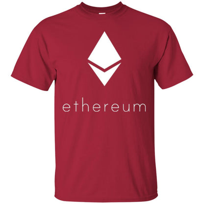 Official Ethereum Logo T-shirt Cardinal