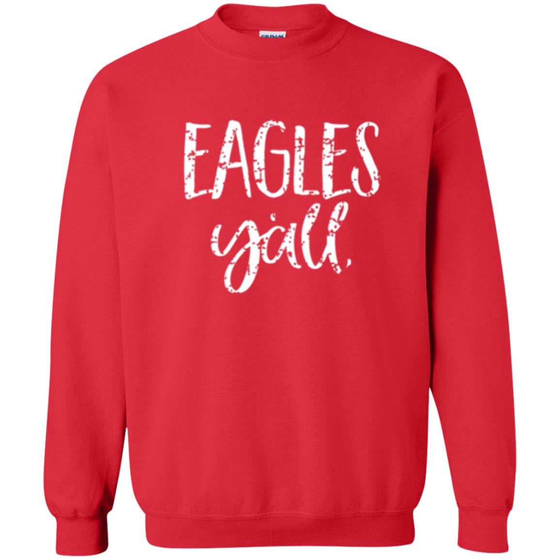 Eagles Y_all Flying Eagles T-shirt Red