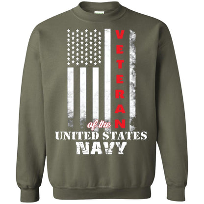Armed Forces Us Navy Vintage Veteran T-shirt Military Green