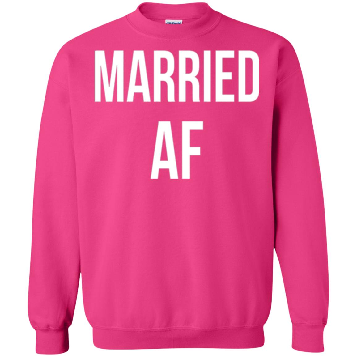 Married Af Funny T-shirt Heliconia