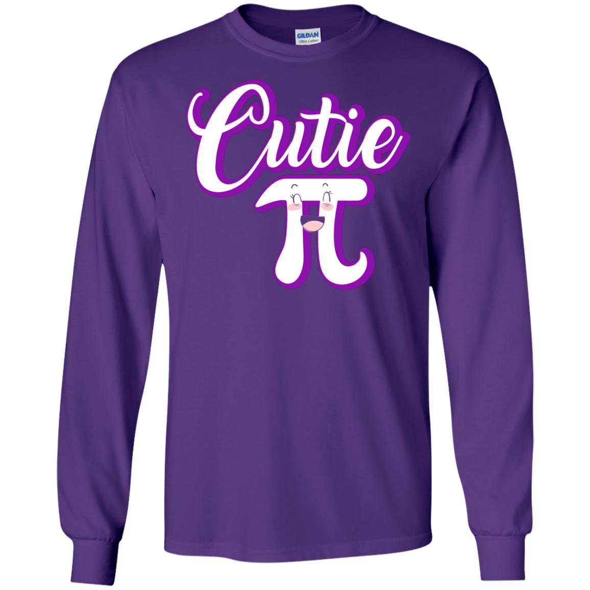 Cutie Pi Math Teacher T-shirt Purple