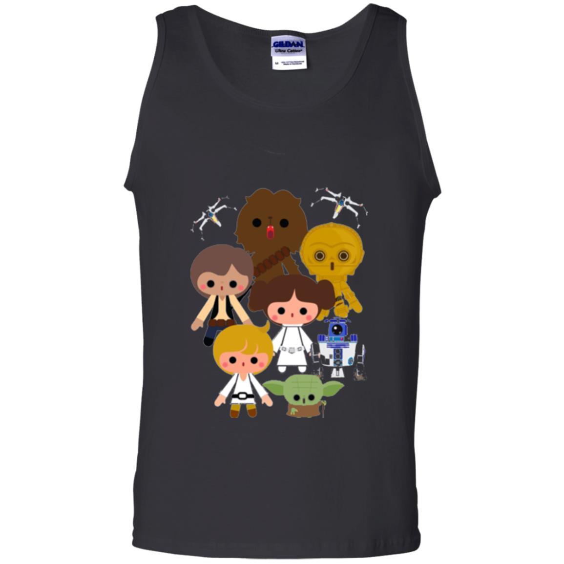 Film T-shirt Cute Kawaii Style Heroes Graphic Black