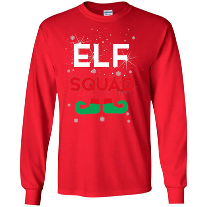 Christmas T-shirt Elf Squad Red