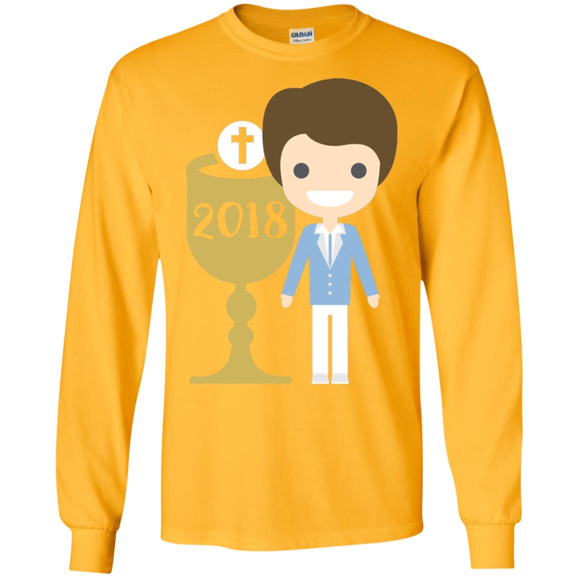 First Communion 2018 1st Holy Communion Shirt Gold