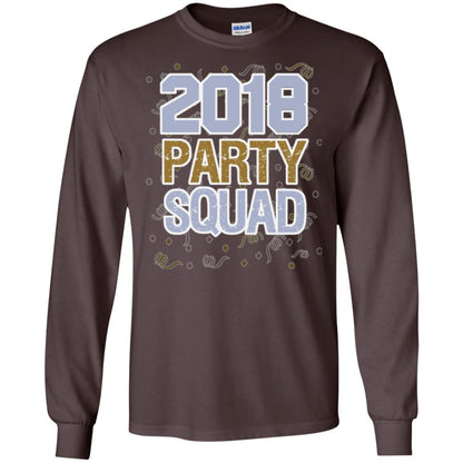 New Years Eve 2018 T-shirt Party Squad Dark Chocolate