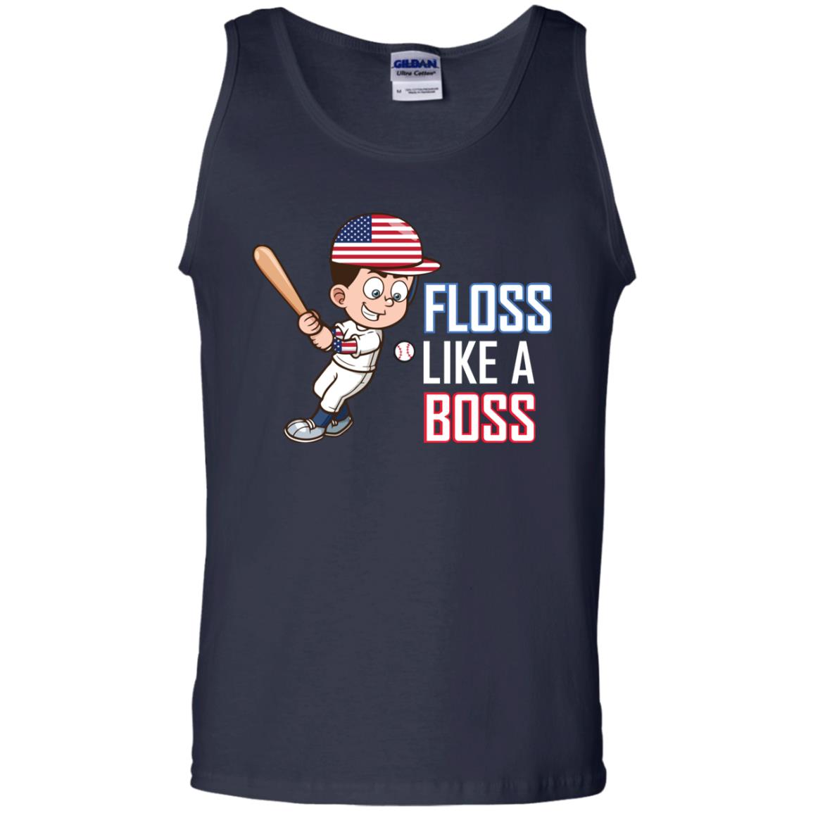 Floss Like A Boss Shirt For Baseball Players Navy