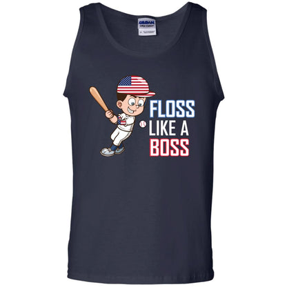 Floss Like A Boss Shirt For Baseball Players Navy