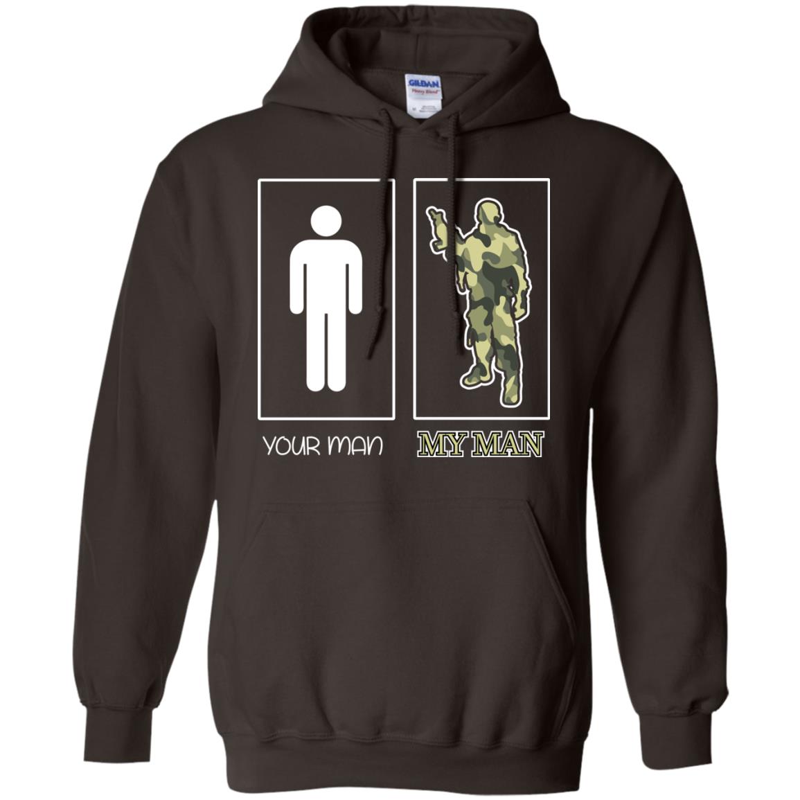 Your Man My Man Military Shirt Dark Chocolate