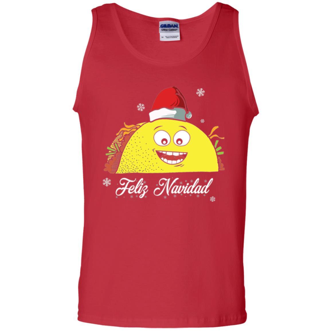 Christmas T-shirt Taco Feliz Navidad Red