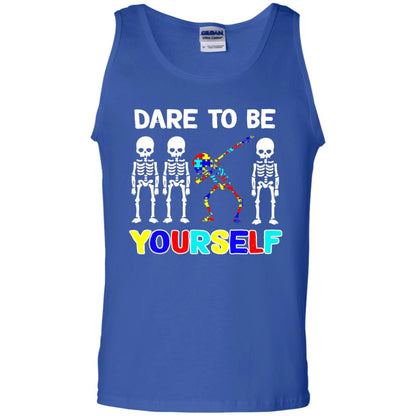 Dare To Be Yourself Autism Awareness Shirt Royal