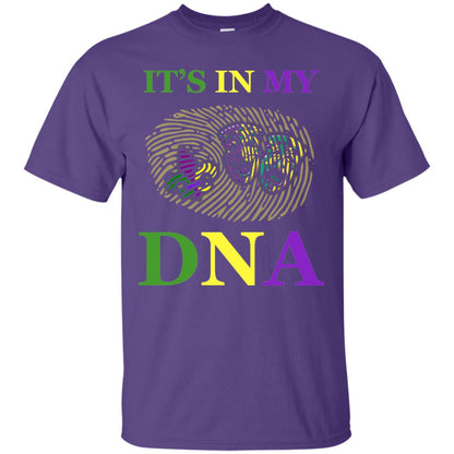 Mardi Gras T-shirt It's In My Dna Purple