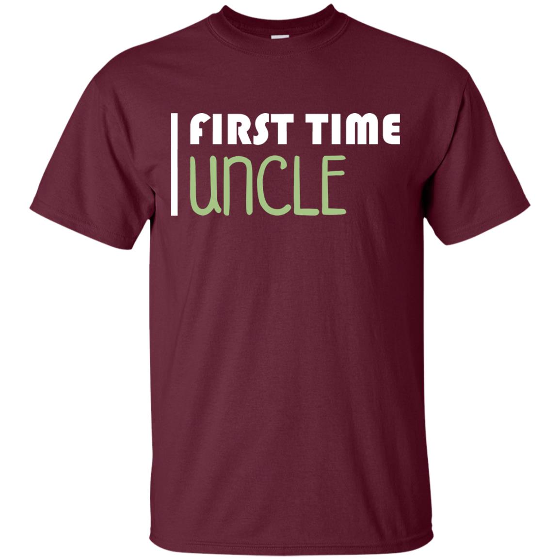 First Time Uncle New Uncle Shirt Maroon