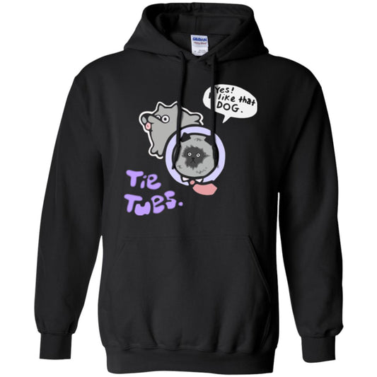 Yes I Like That Dog Tietuesday Dog Lover T-shirt Black