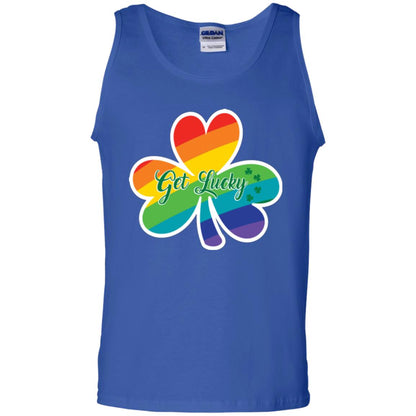 Lgbt T-shirt Shamrock Get Lucky Royal