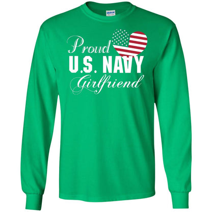 Pride U.s. Army Shirt Proud Navy Girlfriend Heart Irish Green