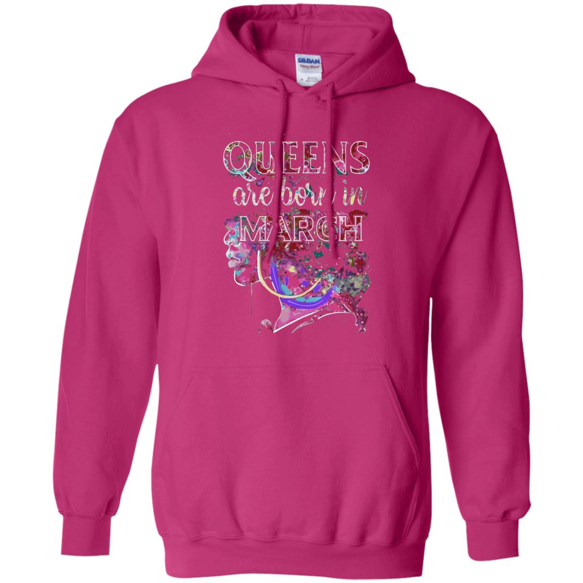 Birthday T-shirt Queens Are Born In March Heliconia