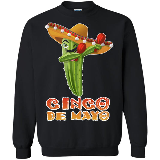 Dabbing Cinco De Mayo Cactus Shirt Black
