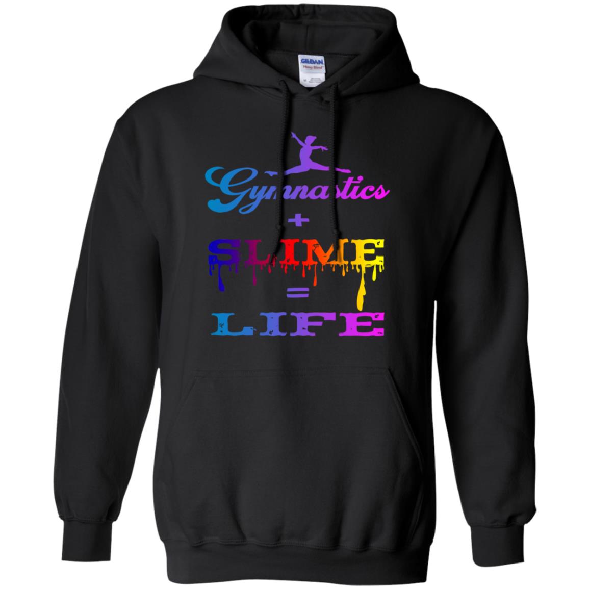Gymnastics Smile Life Shirt For WomensG185 Gildan Pullover Hoodie 8 oz.
