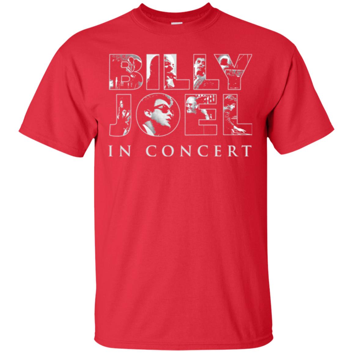 Artist T-shirt Billy Joel In Concert Red