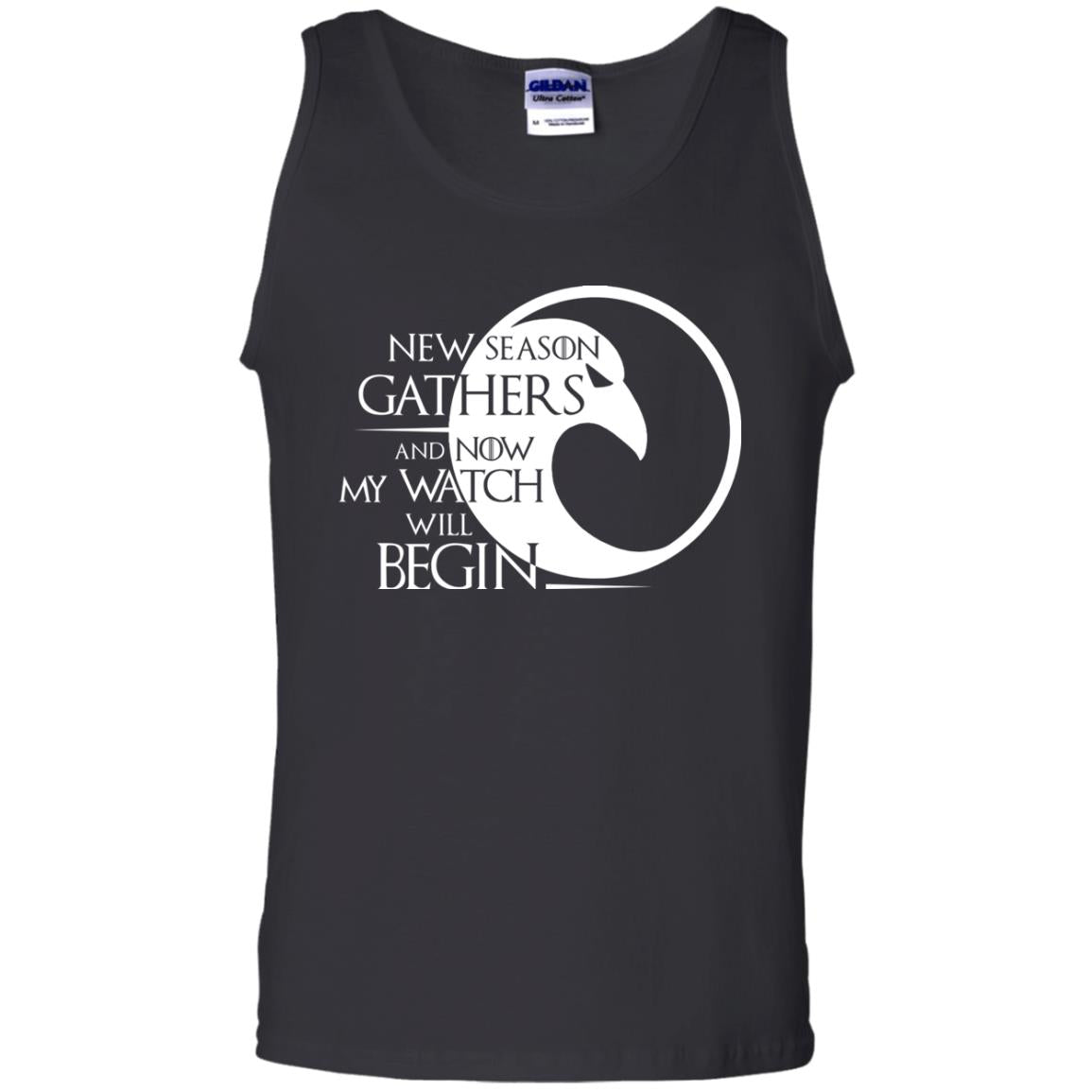New Season Gathers And Now My Watch Will Begin Game Of Thrones Fan T-shirt Black