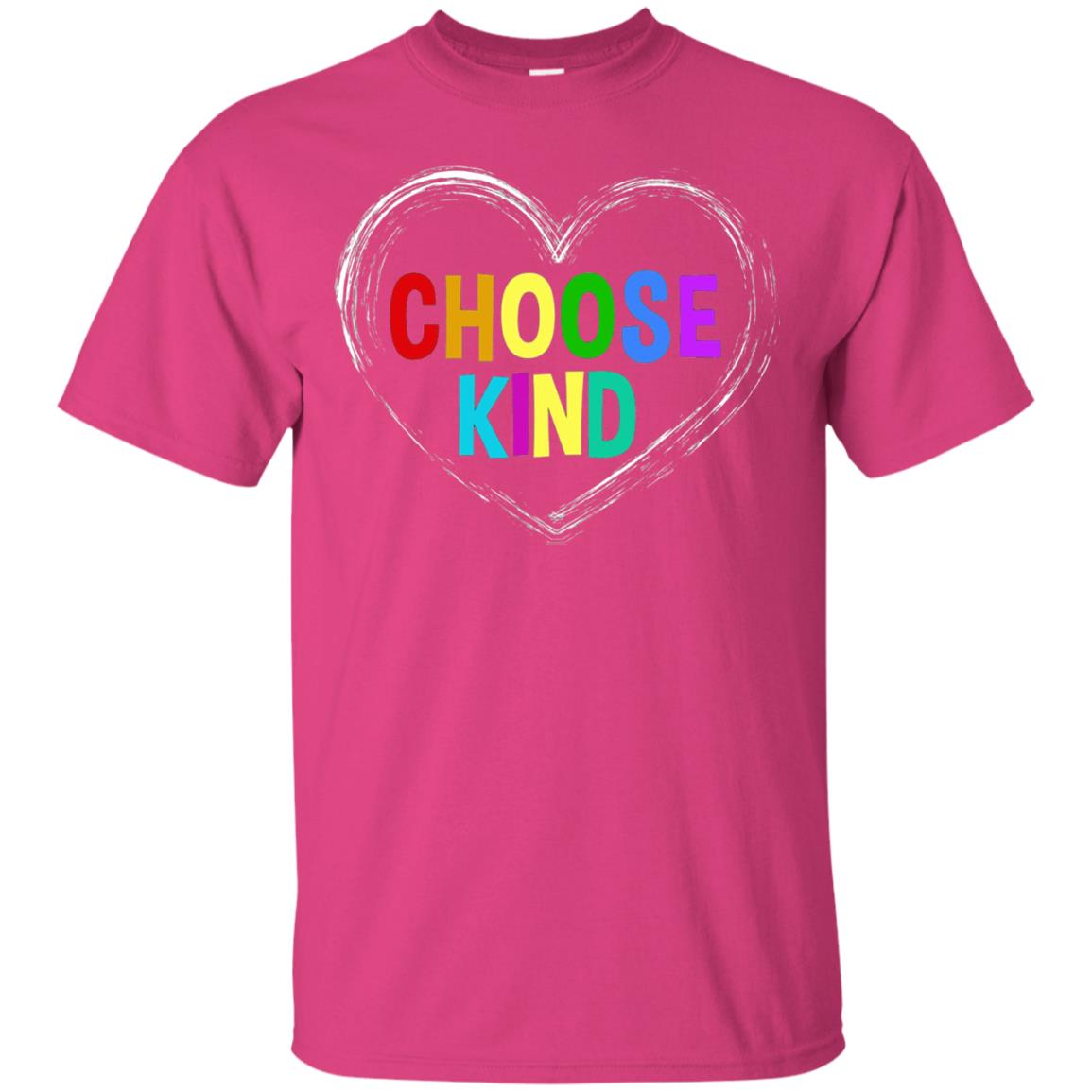 Choose Kind Anti Bullying T-shirt Heliconia
