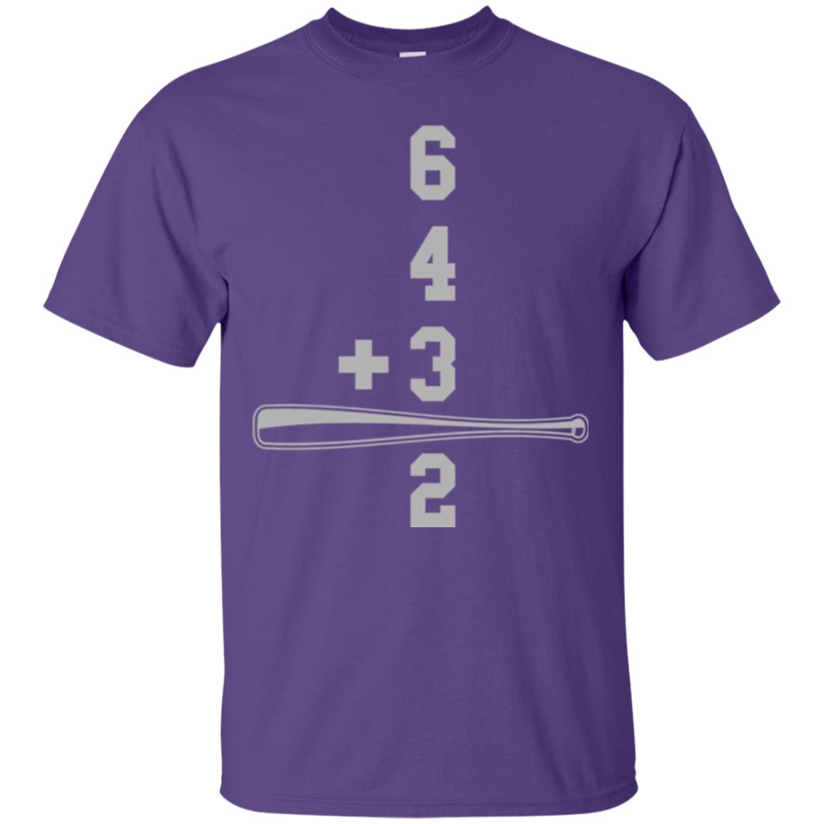 Baseball And Math Lovers T-shirt Purple