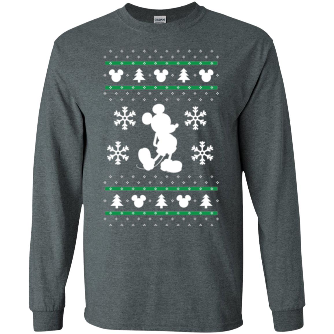 Christmas T-shirt Mickey Mouse Dark Heather