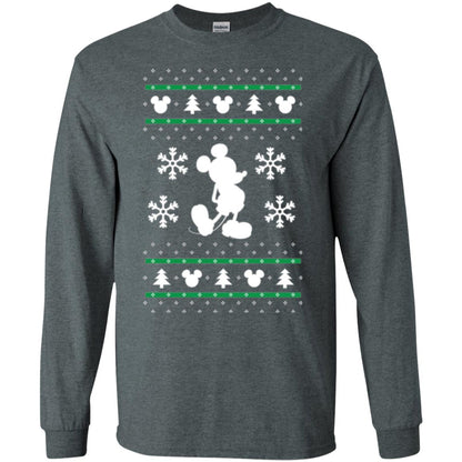 Christmas T-shirt Mickey Mouse Dark Heather