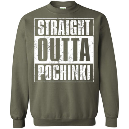 Gaming T-shirt Straight Outta Pochinki Military Green
