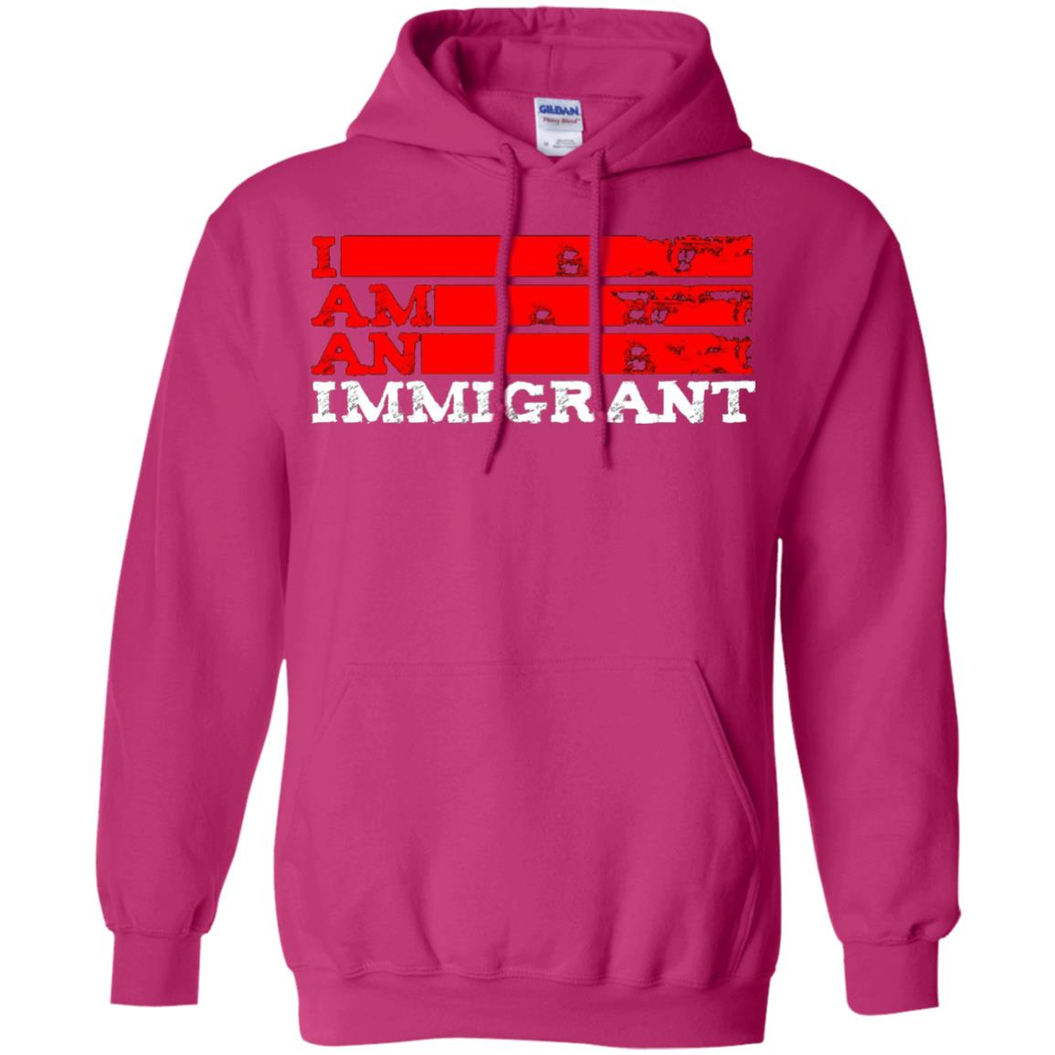 Anti Trump T-shirt Political Tee I Am An Immigrant Political Heliconia