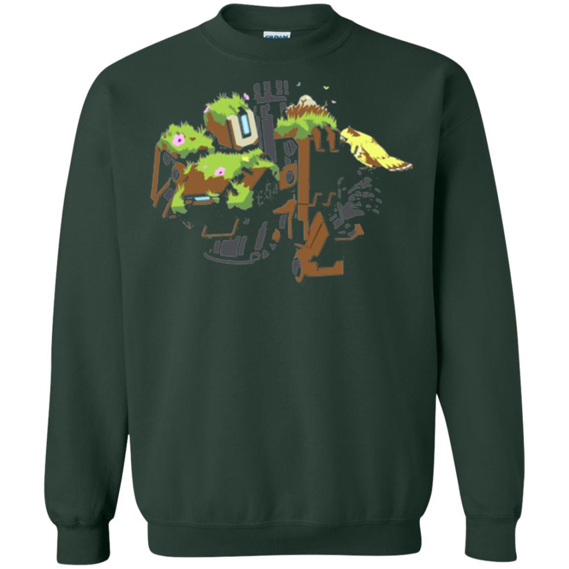 Film T-shirt Bastion Overgrown Spray T-shirt Forest Green