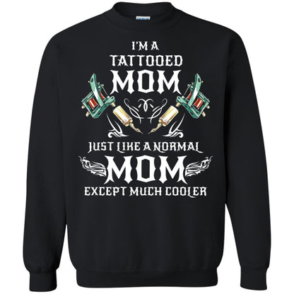 Funny Tattoo Mom Shirt I Am Tattooed Mom Black