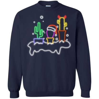 Cactus Merry X-mas Gift Shirt Navy