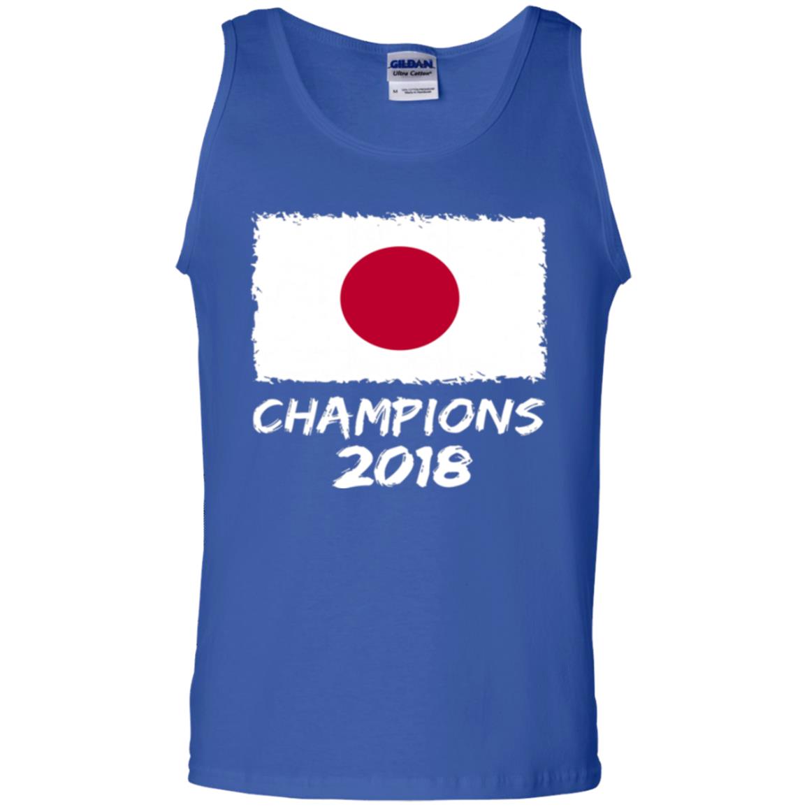 Football Lover T-shirt Japan Champions 2018 T-shirt Royal