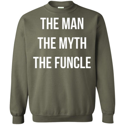 Uncle T-shirt The Man The Myth The Funcle Military Green