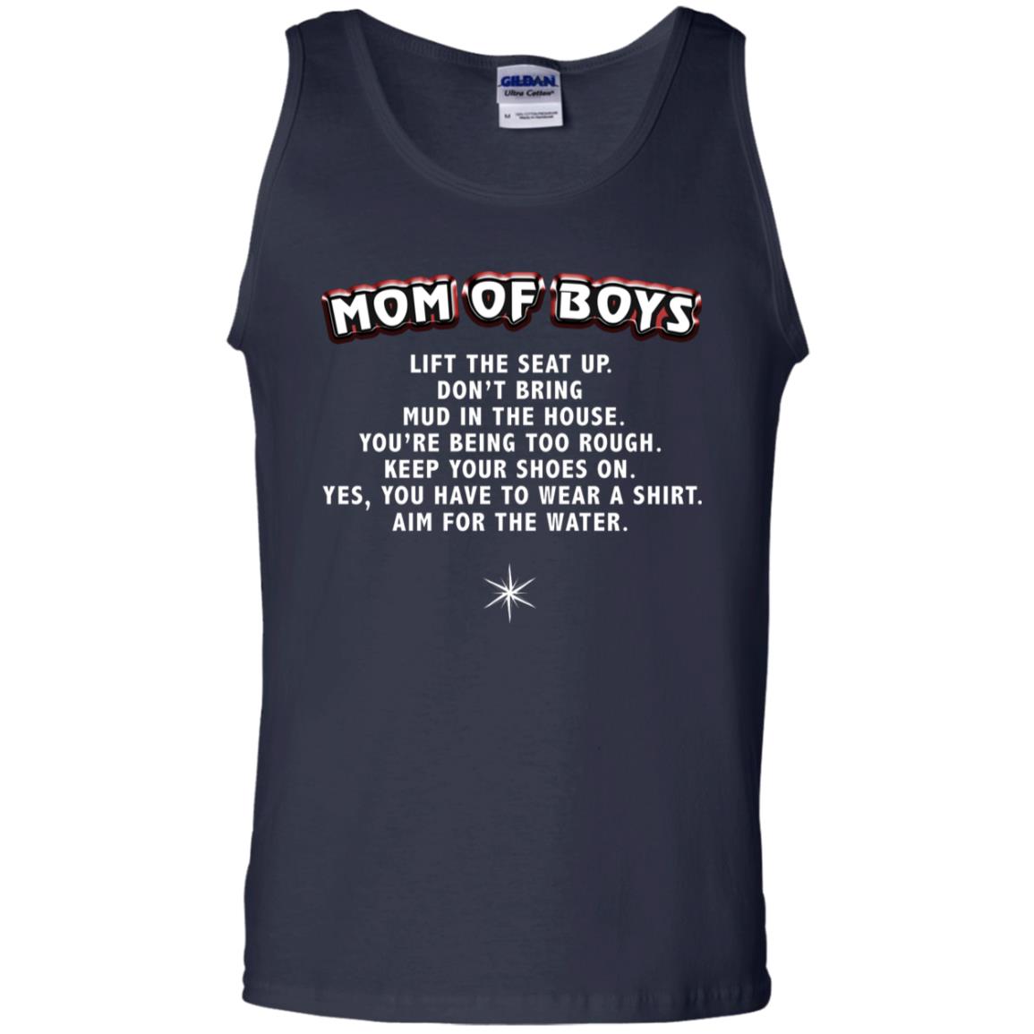 Mom Of Boys You Have To Wear A Shirt Aim For The Water Shirt Navy