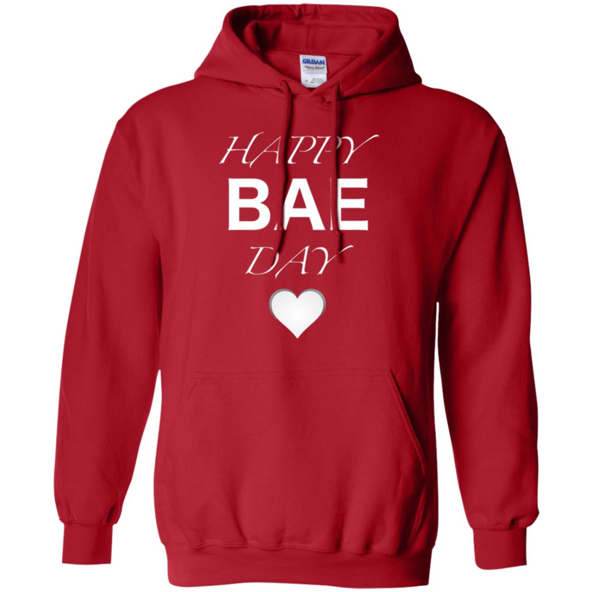 Valentine_s Day T-shirt Happy Bae Day Red