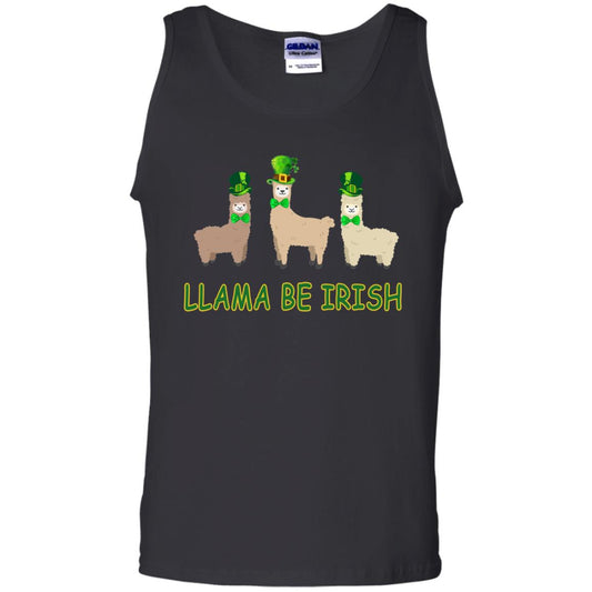 Llama Be Irish Ireland Gift Shirt Black