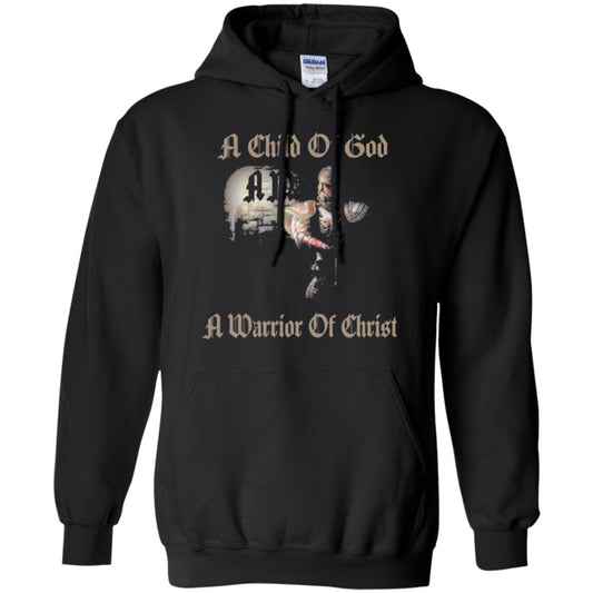 Crusader Knights Templar T-shirt A Child Of God Black