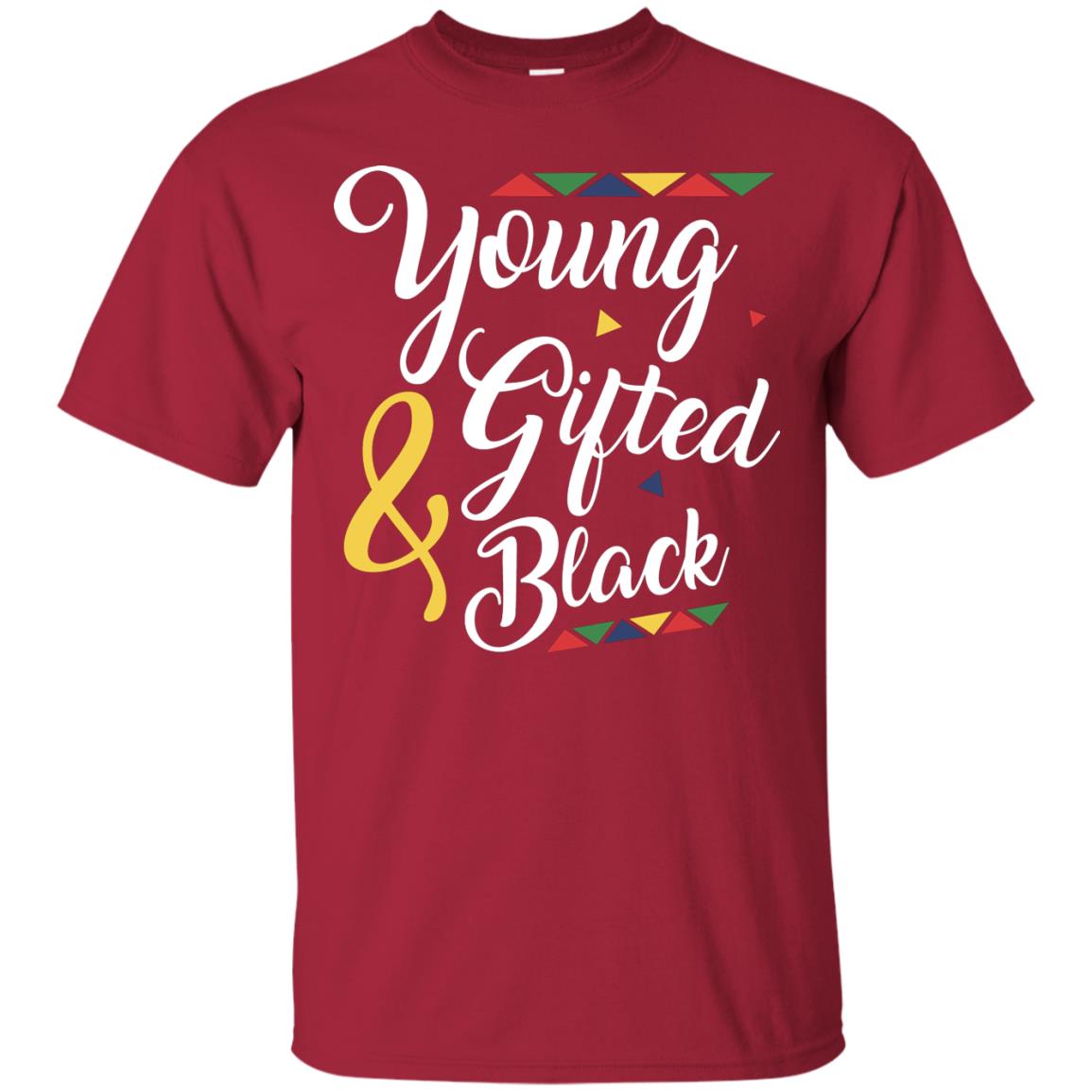 African American T-shirt Young Gifted And Black Cardinal