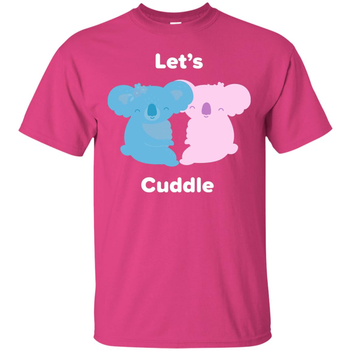 Lets Cuddle Koala Bear T-shirt Heliconia