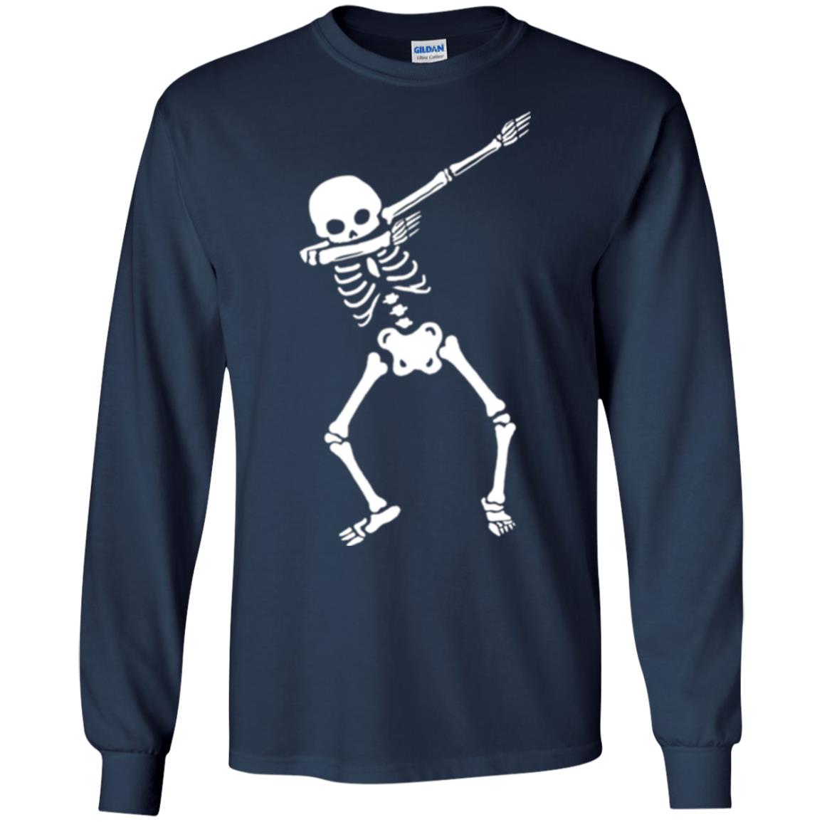 Dabbing Skeleton T Shirt Navy