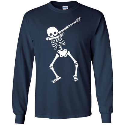 Dabbing Skeleton T Shirt Navy