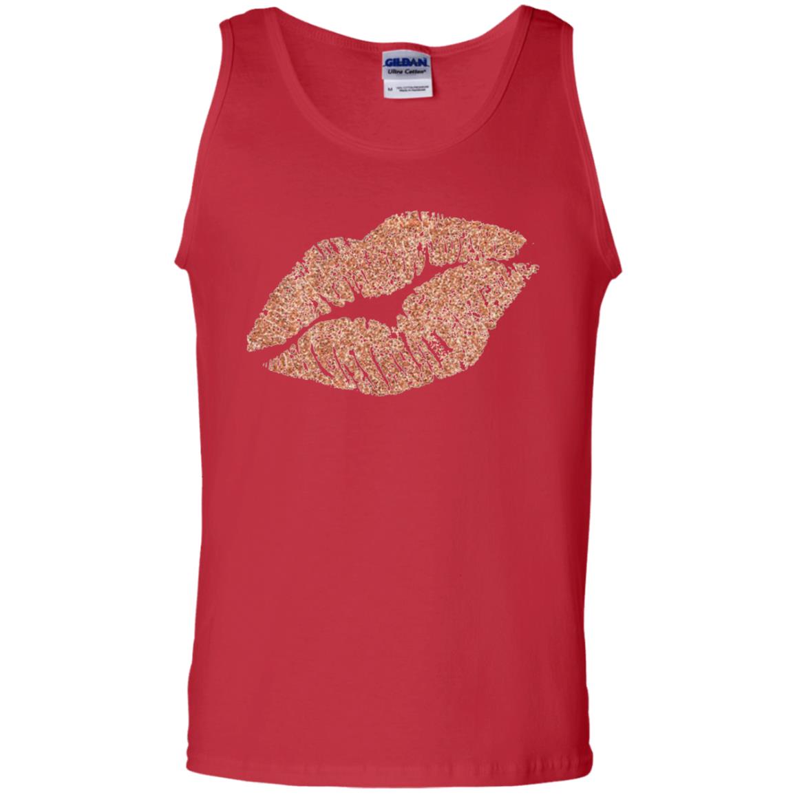 Rose Gold Lipstick Kiss Shirt Red