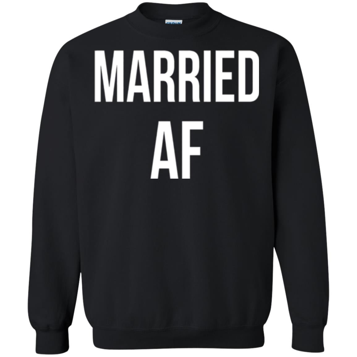 Married Af Funny T-shirt Black