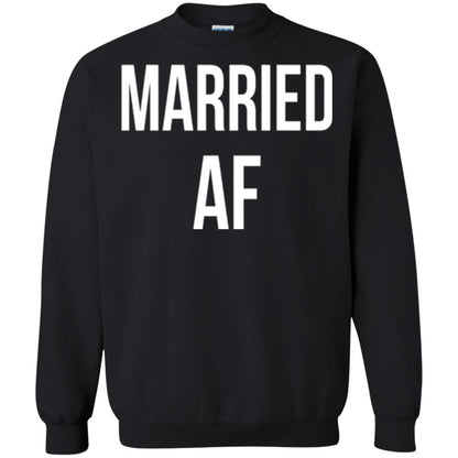 Married Af Funny T-shirt Black