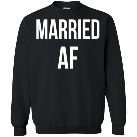 Married Af Funny T-shirt Black