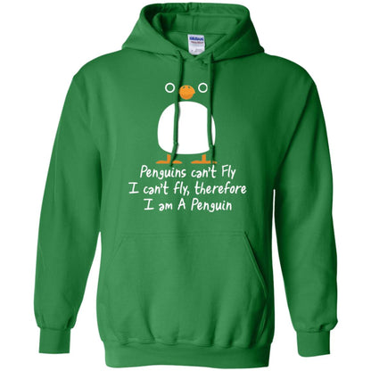 Penguin T-shirt I Can_t Fly Irish Green